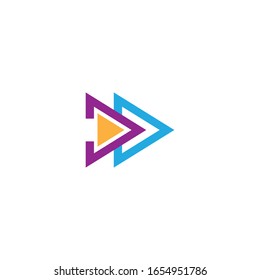 Arrows vector illustration icon logo template design
