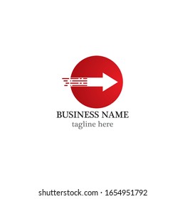 Arrows vector illustration icon logo template design