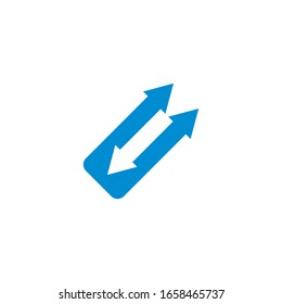 Arrows vector illustration icon Logo Template design