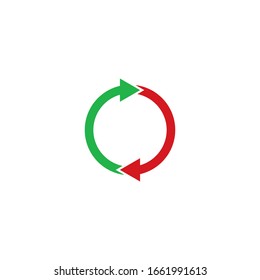 Arrows vector illustration icon Logo Template design