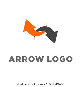 Arrows vector illustration icon Logo Template design