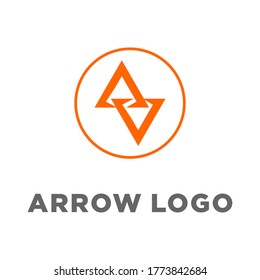Arrows vector illustration icon Logo Template design