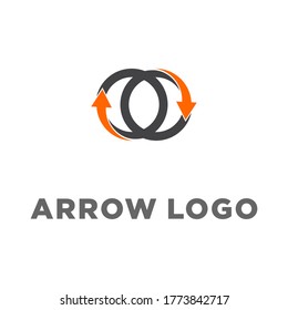 Arrows vector illustration icon Logo Template design