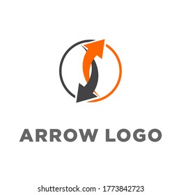Arrows vector illustration icon Logo Template design