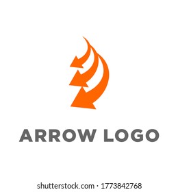 Arrows vector illustration icon Logo Template design
