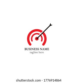 Pfeil-Vektorgrafik-Symbol-Logo-Vorlage