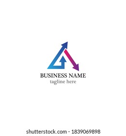 Arrows vector illustration icon logo template design