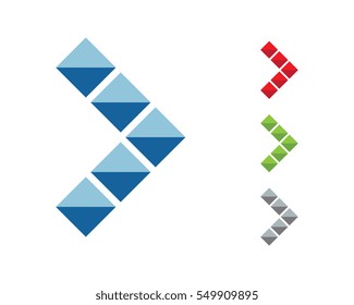 Arrows vector illustration icon Logo Template design