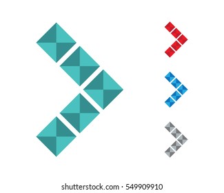 Arrows vector illustration icon Logo Template design