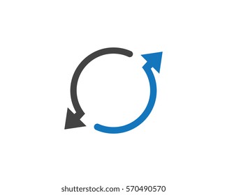 Arrows vector illustration icon Logo Template design