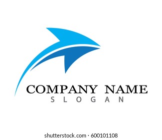 Arrows vector illustration icon Logo Template