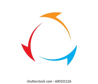 Arrows vector illustration icon Logo Template