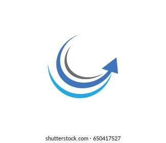 Arrows vector illustration icon Logo Template design