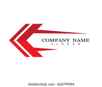 Arrows vector illustration icon Logo Template design