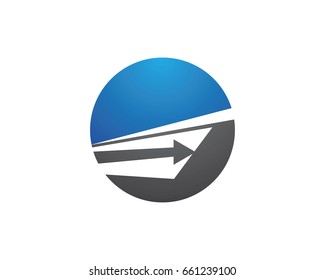 Arrows vector illustration icon Logo Template design