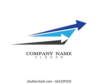 Arrows vector illustration icon Logo Template design