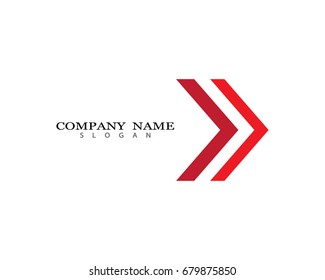 Arrows vector illustration icon Logo Template design