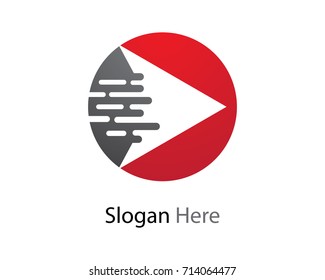 Arrows vector illustration icon Logo Template design