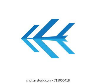 Arrows vector illustration icon Logo design