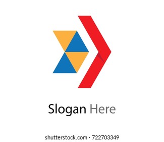 Arrows vector illustration icon Logo Template