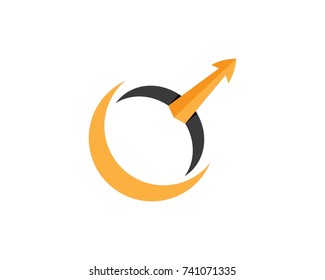 Arrows vector illustration icon Logo Template design