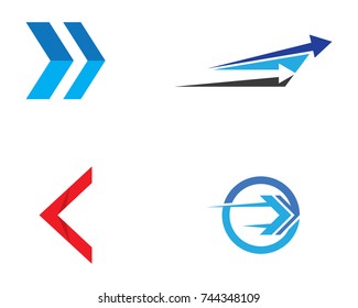 Arrows vector illustration icon Logo Template design
