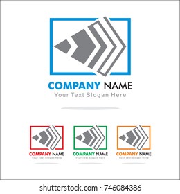 Arrows vector illustration icon Logo Template design