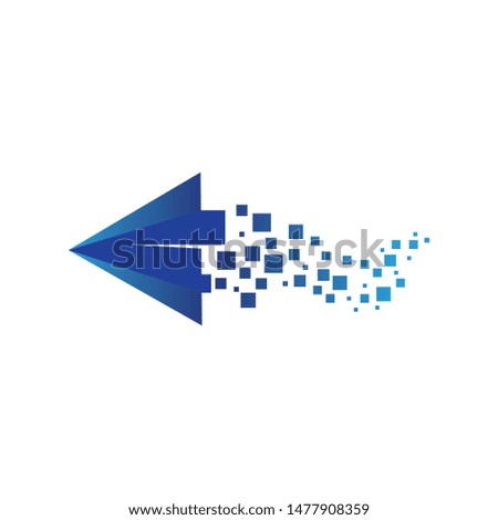 Arrows vector illustration icon Logo Template design
