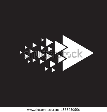 Arrows vector illustration icon Logo Template design