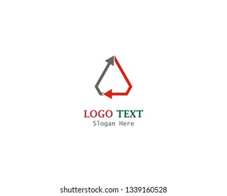 Arrows vector illustration Logo Template design