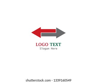 Arrows vector illustration Logo Template design