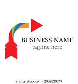 Arrows vector logo template icon design