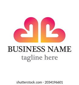 Arrows vector logo template icon design