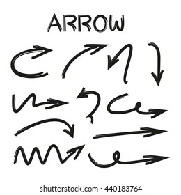 arrows vector set