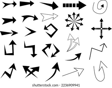 Pfeilzeichen für Vektorgrafik-Zeichensymbol