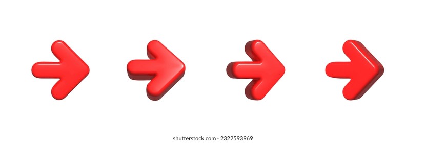 arrows vector set,icon vector, red mark