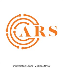 ARS letter design.ARS letter technology logo design on white background.ARS Monogram logo design for entrepreneur and business