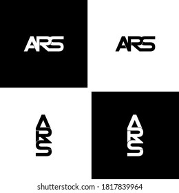 ars letter original monogram logo design