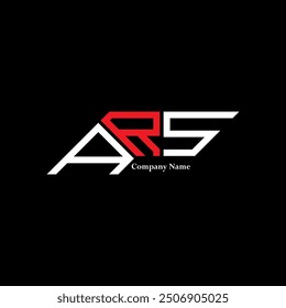 ARS logo design, ARS simple and modern logo. ARS luxurious alphabet design  