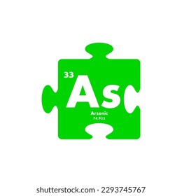 arsenic icon set. vector template illustration for web design
