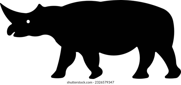 arsinoitherium brontotherium rhino African animal Glyph