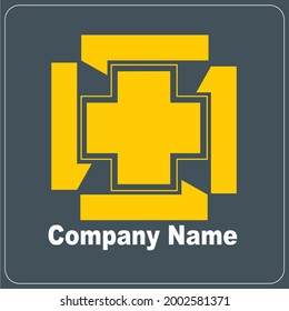 The art of 1 number combinations logo design with a sign +