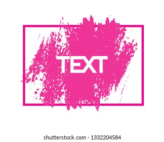 Art abstract background brush paint acrylic texture design poster illustration vector frame. Perfect watercolor design for beauty headline, logo and sale banner.