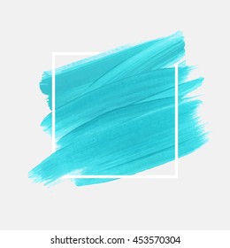 Art abstract background brush paint texture design acrylic stroke poster vector illustration. Perfect design for headline, logo and sale banner. 