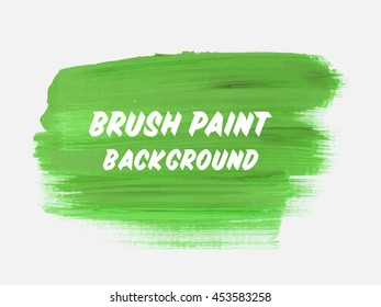 Art abstract background brush paint texture design acrylic stroke poster vector illustration. Perfect design for headline, logo and sale banner. 