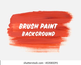 Art abstract background brush paint texture design acrylic stroke poster vector illustration. Perfect design for headline, logo and sale banner. 