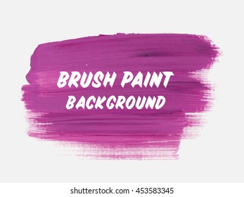 Art abstract background brush paint texture design acrylic stroke poster vector illustration. Perfect design for headline, logo and sale banner. 