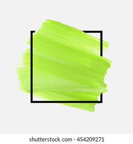 Art abstract background brush paint texture design acrylic stroke poster vector illustration. Perfect design for headline, logo and sale banner. 