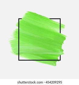 Art abstract background brush paint texture design acrylic stroke poster vector illustration. Perfect design for headline, logo and sale banner. 