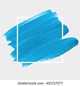 Art abstract background brush paint texture design acrylic stroke poster vector illustration. Perfect design for headline, logo and sale banner. 